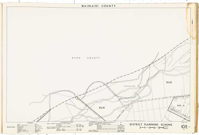 County of Waimairi - District Scheme. Planning maps. 1974 Image 19 of 23