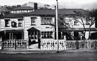 Ifracombe, formally Parker's House, was a private hotel that was on the corner of Beach Road and Church Street, Akaroa [193-?]