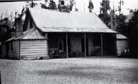 The whare at Purau, Banks Peninsula [ca. 1930]