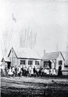 Photograph of The native school at Kaiapoi [1903]