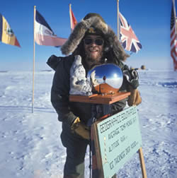 Henry and Charlie at the South Pole